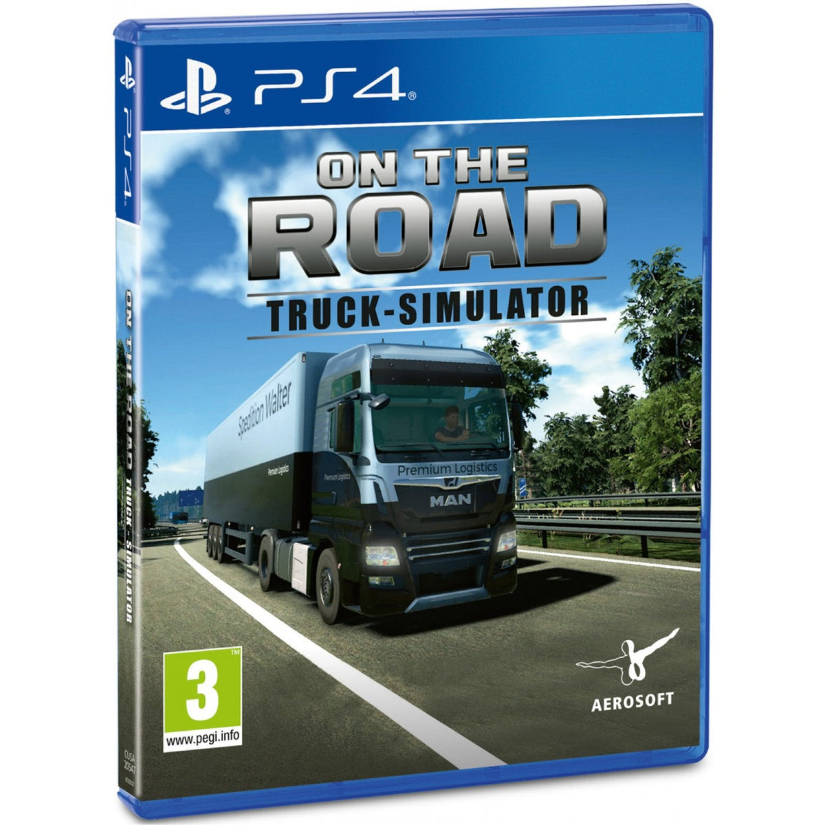 On The Road Truck Simulator – PlayStation 4 – spilomslag