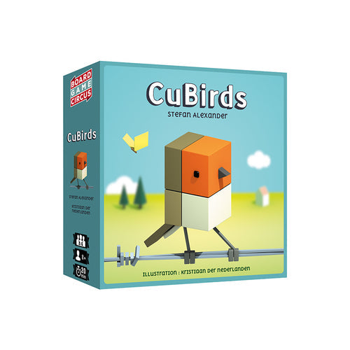 CuBirds kortspil – æske til tysk udgave