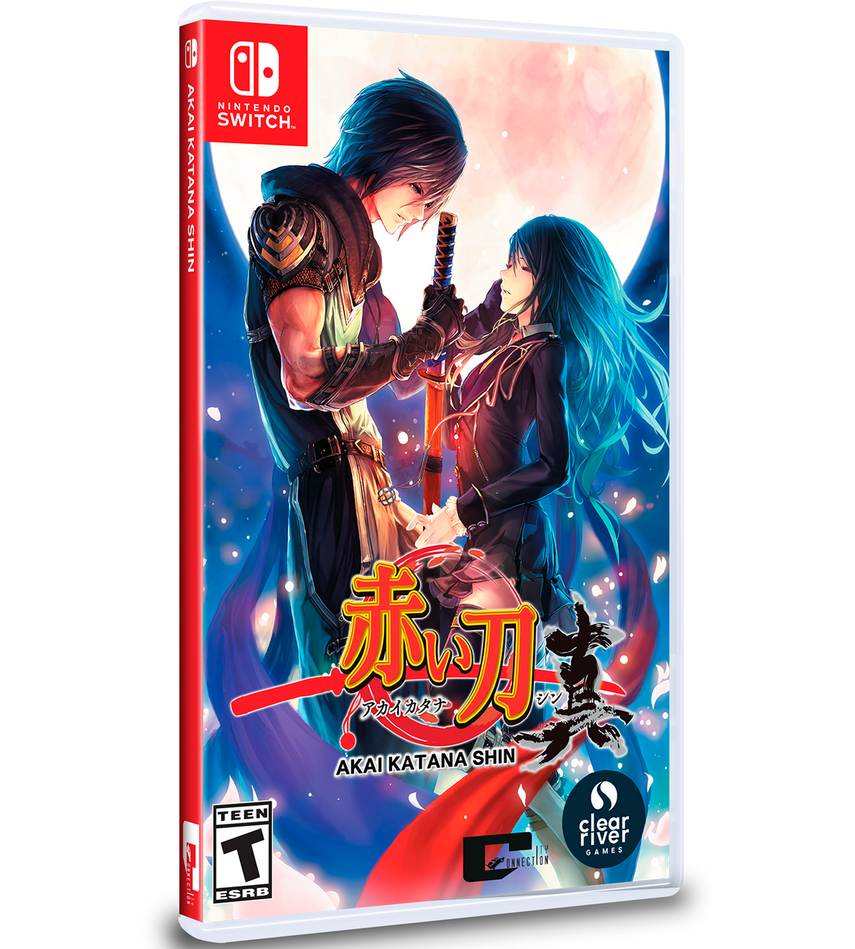 Akai Katana Shin – amerikansk Nintendo Switch-emballage fra Limited Run Games