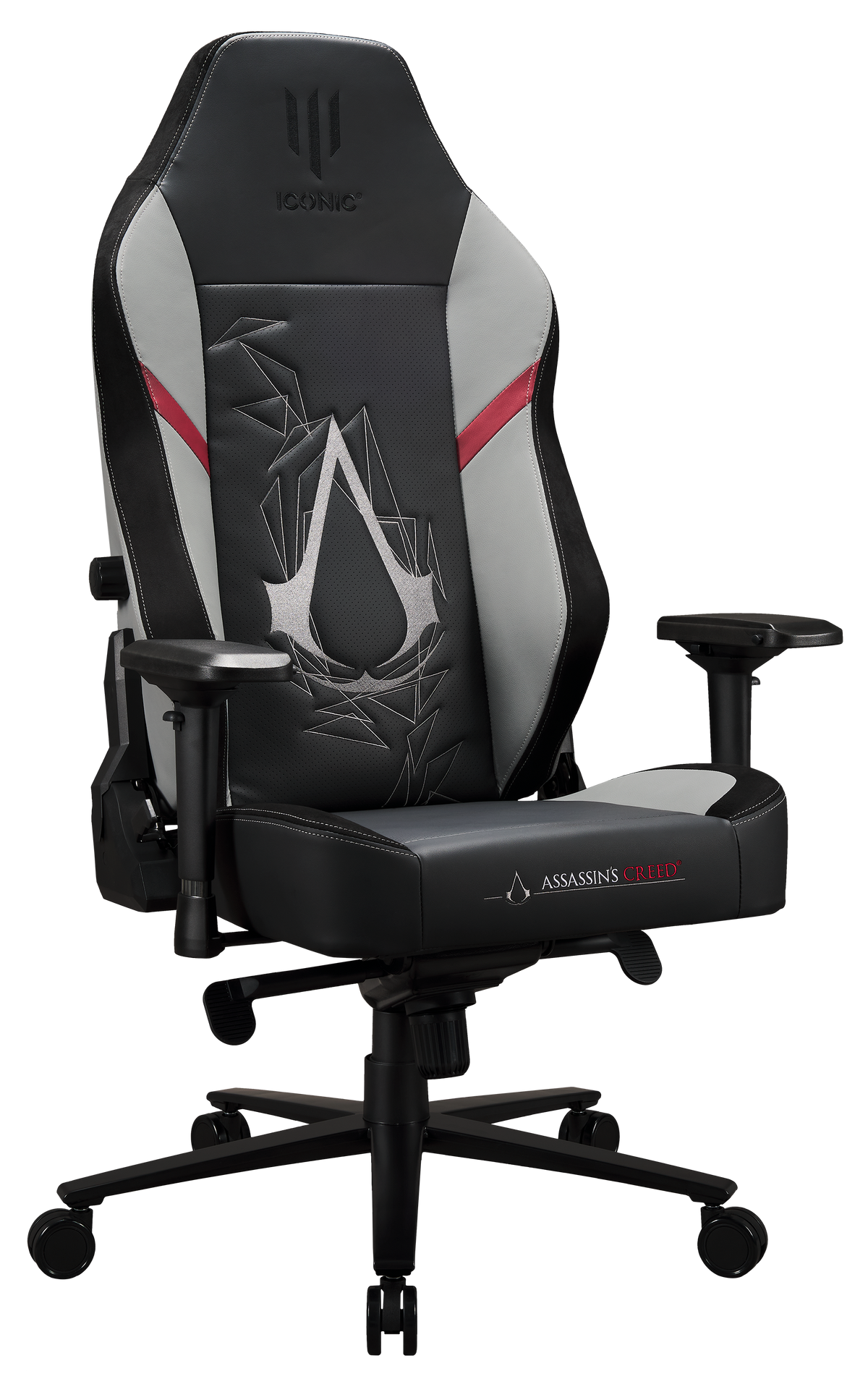 Apollon Collector / Assassin'S Creed Black seat + grey/red Subsonic