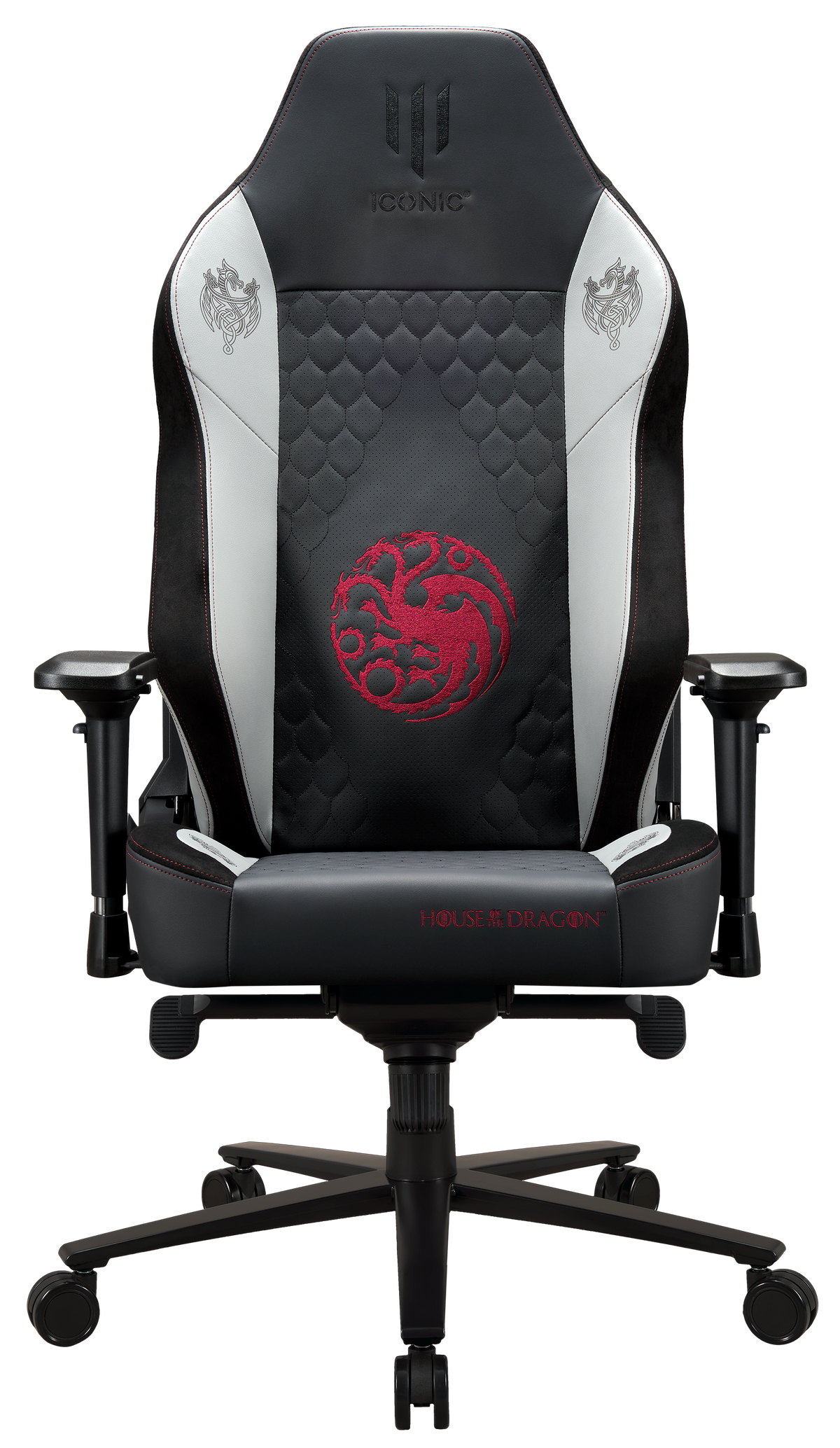 Apollon Collector / House Of The Dragon Black seat + grey/red Subsonic