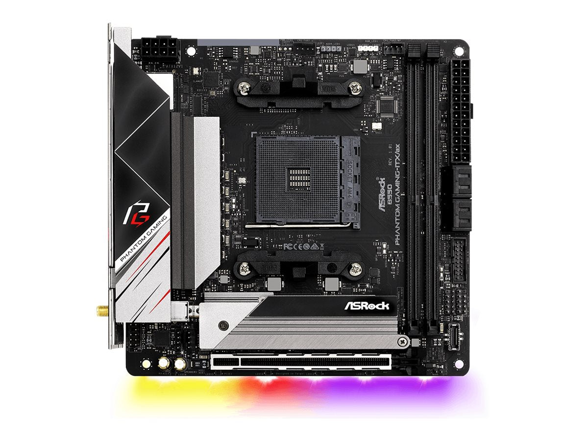 ASRock B550 Phantom Gaming-ITX/ax Mini ITX AM4 AMD B550 ASRock