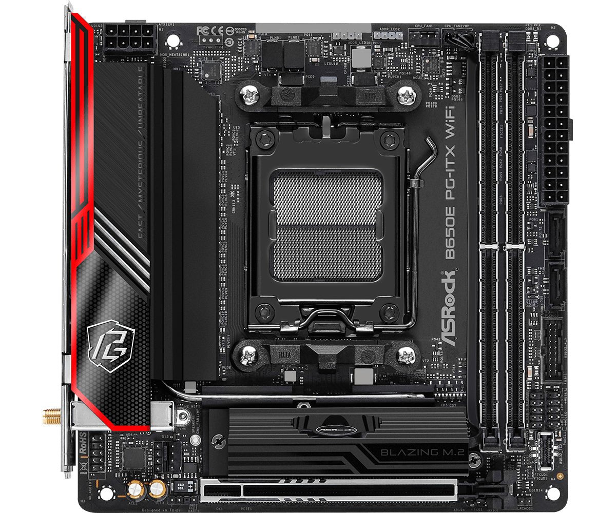 ASRock B650E PG-ITX WiFi Mini ITX AM5 AMD B650 ASRock
