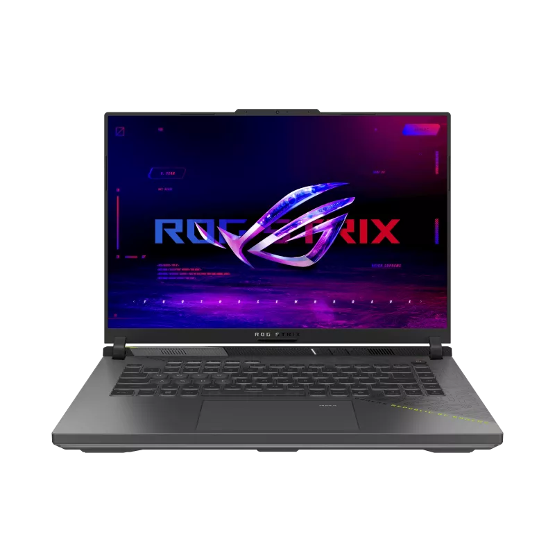 ASUS ROG Strix G16 G614FP, åben set forfra