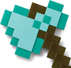 Disguise Minecraft Diamond Axe Legetøjsøkse