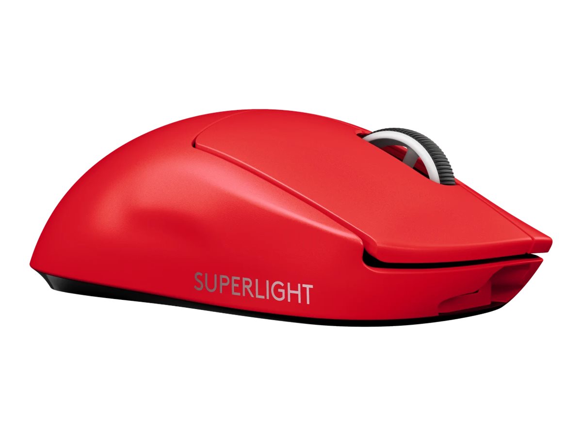 Logitech - PRO X SUPERLIGHT Wireless Gaming Mouse - RED