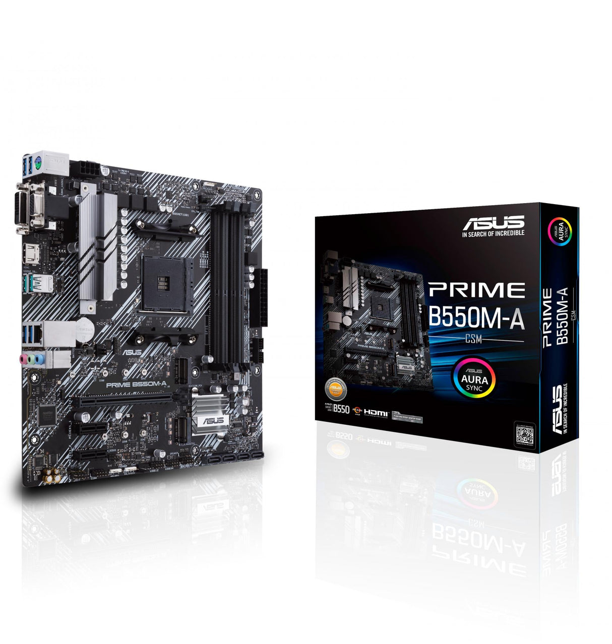 ASUS PRIME B550M-A/CSM (mATX, B550, AM4) ASUS