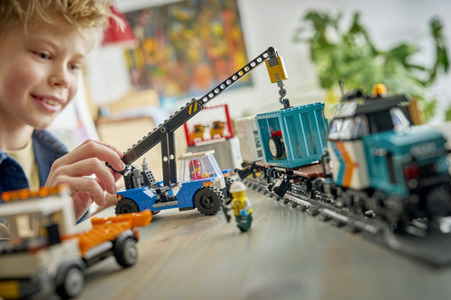 LEGO - LEGO City - Harbour Freight Train with Crane & Truck (60509)