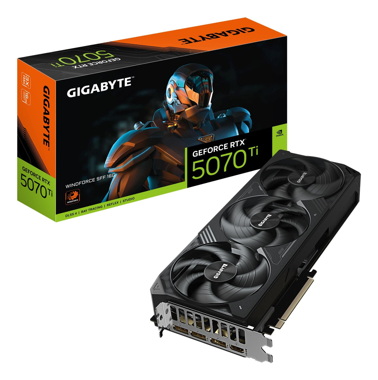 Gigabyte GeForce RTX 5070 Ti WINDFORCE SFF 16G 16GB Gigabyte Technology