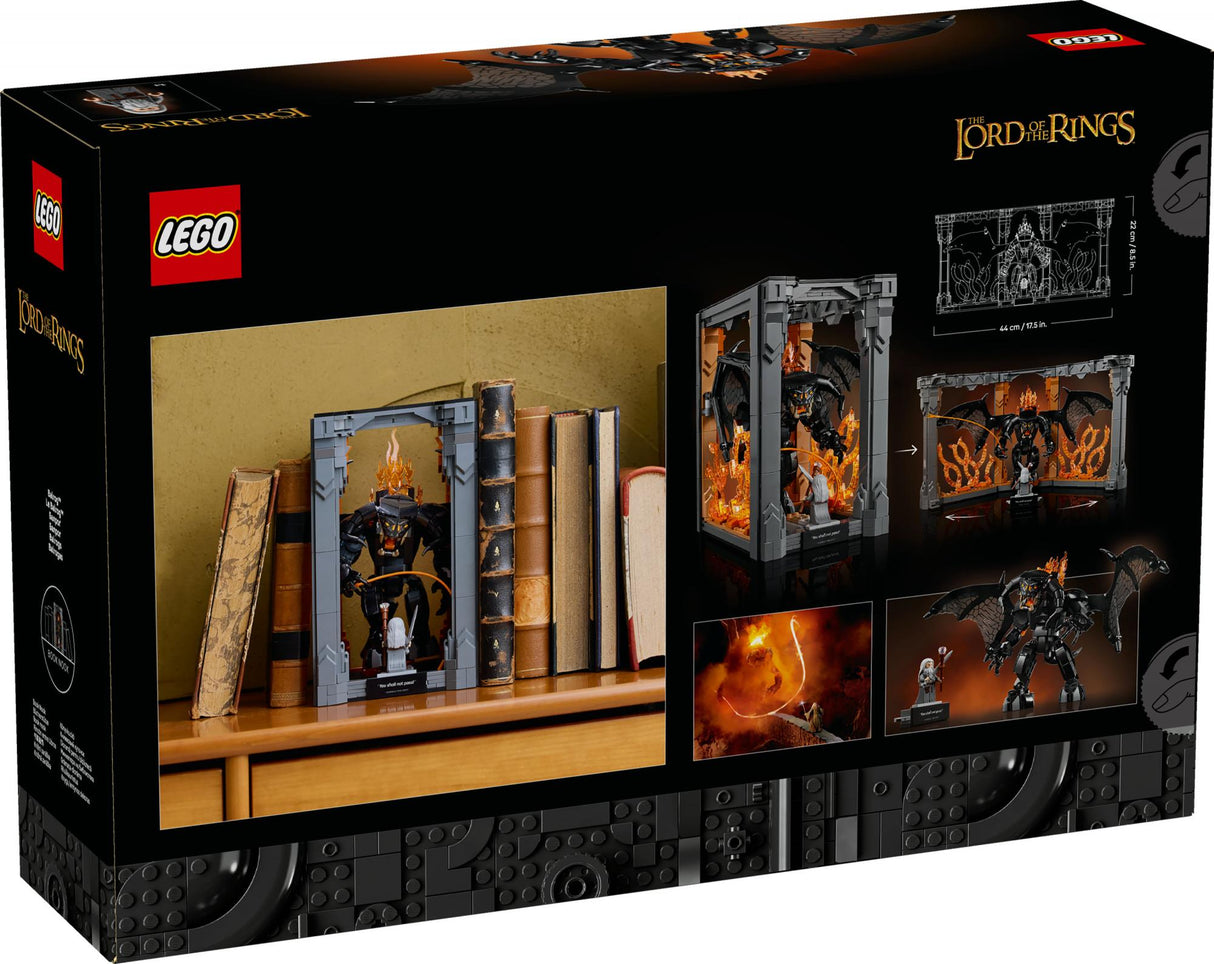LEGO 10367 Icons The Lord of the Rings: Balrog Bookend LEGO