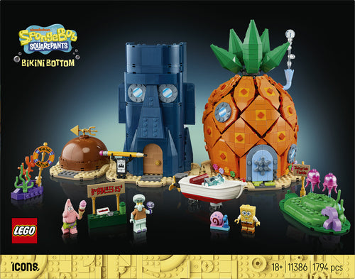 LEGO Icons 11386 – SvampeBob Firkant: Bikini-Bunden – visning 9