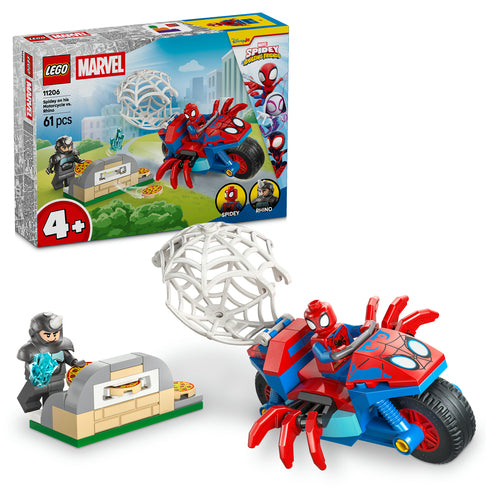 LEGO 11206 Marvel Spidey and his super friends Spidey on motorcycle vs. Rhino Lego