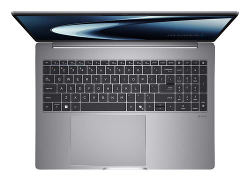 ASUS ExpertBook P5 G2 P5605CAA-PL0217X Copilot+ PC – taster og arbejdsflade set ovenfra; tastaturlayout illustrativt