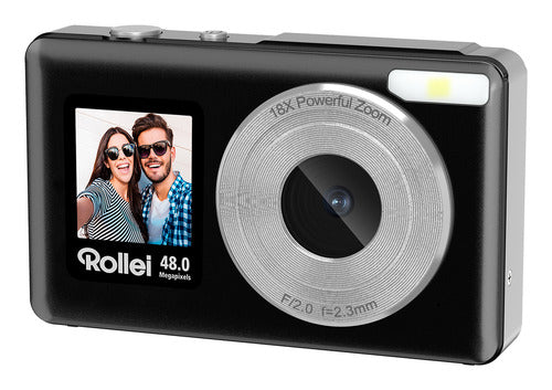 Rollei Compactline Pocket digitalkamera – sort – detalje eller anvendelse 2