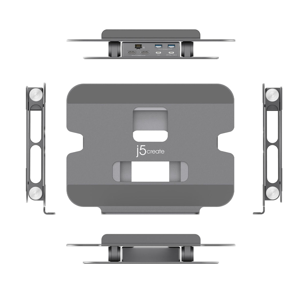J5 MULTI-ANGLE DUAL 4K DOCKING STAND J5