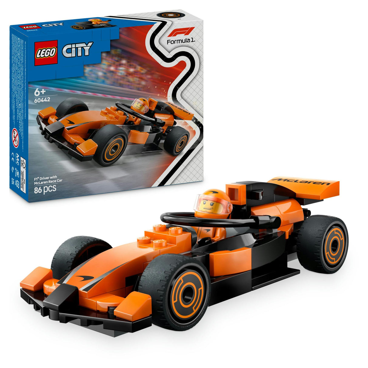 LEGO 60442 City F1 Racer with McLaren Racing Car LEGO