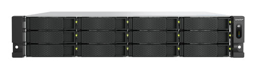 QNAP TS-h1277AXU-RP-R5-16G – front med 12 drevbåse