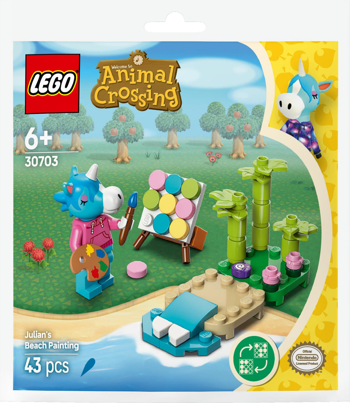 LEGO 30703 Animal Crossing Jimmy's Beach Painting LEGO