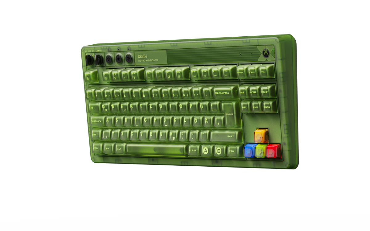 8Bitdo - Mechanical Keyboard Xbox Edition ISO (QWERTZ) - Green
