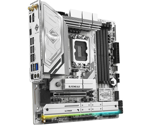 ASRock B860M Steel Legend WiFi bundkort - produktbillede 3