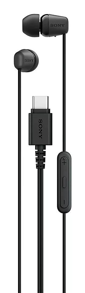 Sony IER-EX15C – øretelefoner med USB-C – sort – produktdetalje 2