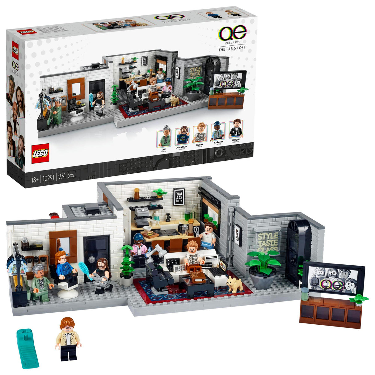 LEGO Icons - Queer Eye – The Fab 5 Loft (10291) LEGO