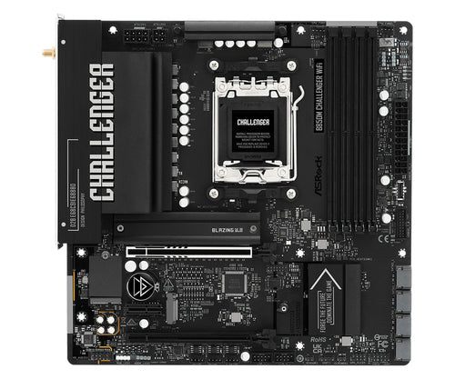 ASRock B850M Challenger WiFi bundkort - produktbillede 2