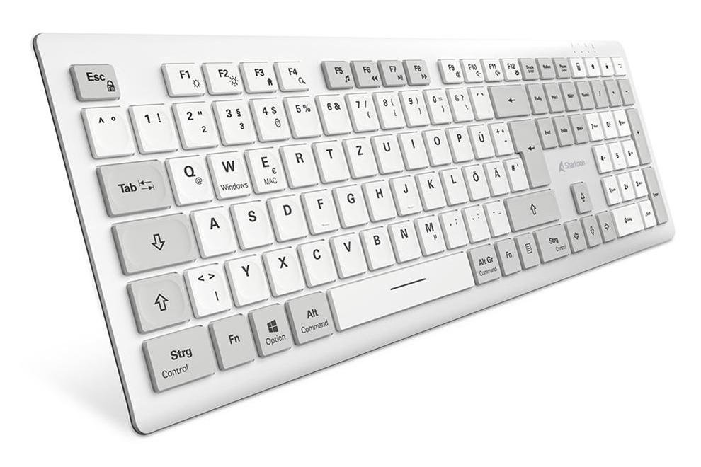 Sharkoon OfficePal K30W (white, DE layout, rubber dome) Sharkoon