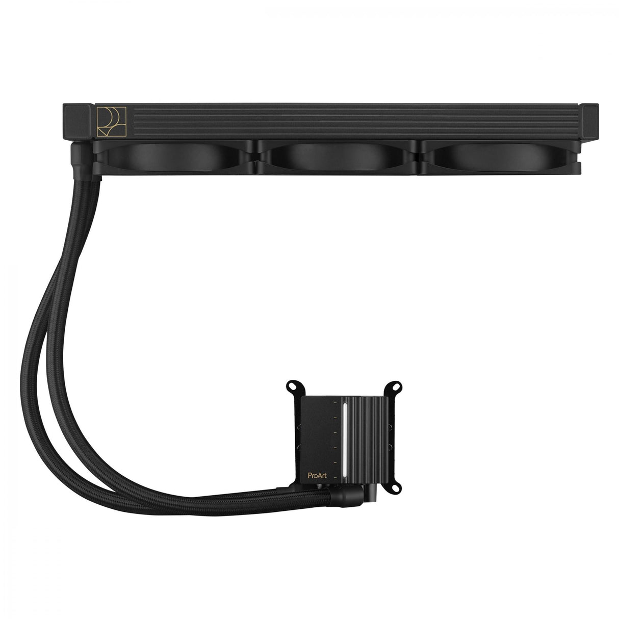 ASUS ProArt LC 360 AiO Liquid Cooler with 3x120mm Alphacool Apex Stealth Metal Power Fans ASUS