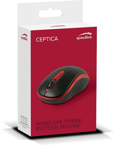 Speedlink - CEPTICA Mouse - Wireless, black-red Speedlink