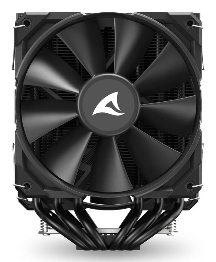 Sharkoon A60 Black 260W TDP 6-Heatpipe Dual Tower Dual 120mm PWM FDB CPU Air Cooler Sharkoon