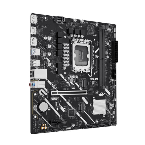 ASUS PRIME H810M-E-CSM i skrå vinkel