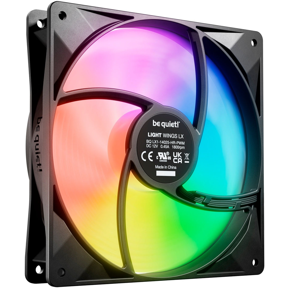 be quiet! Light Wings LX PWM high-speed 140 mm, case fan (black) Be quiet
