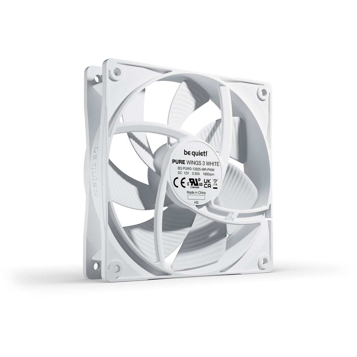 be quiet! Pure Wings 3 120mm PWM, case fan (white) Be quiet