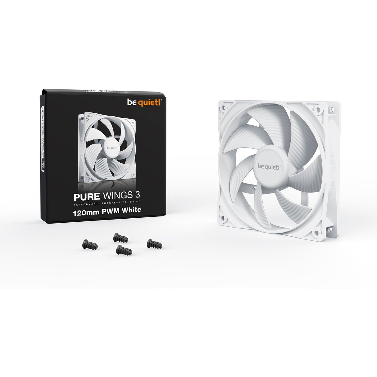 be quiet! Pure Wings 3 120mm PWM, case fan (white) Be quiet