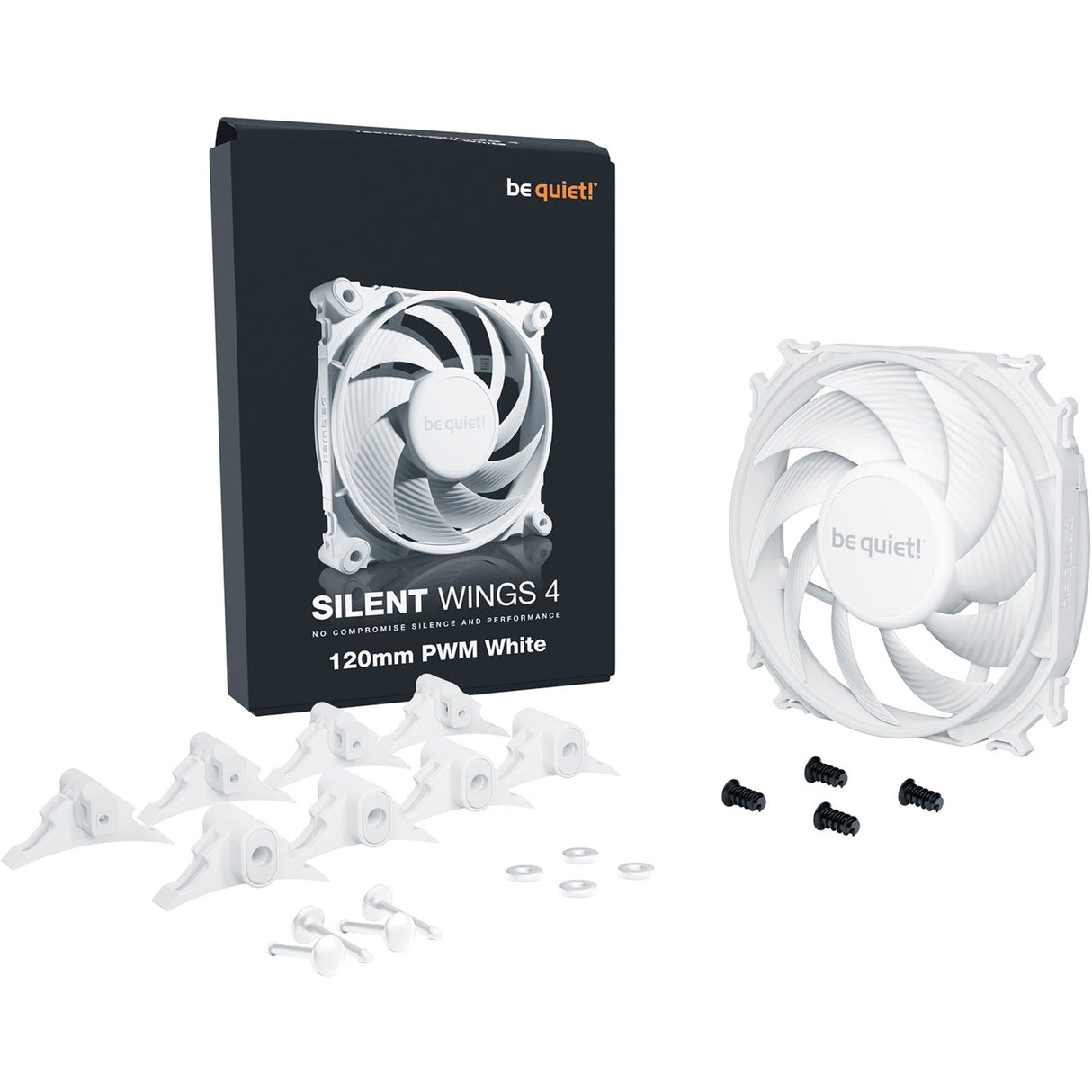 be quiet! Silent Wings 4 120mm PWM White, case fan (white) Be quiet