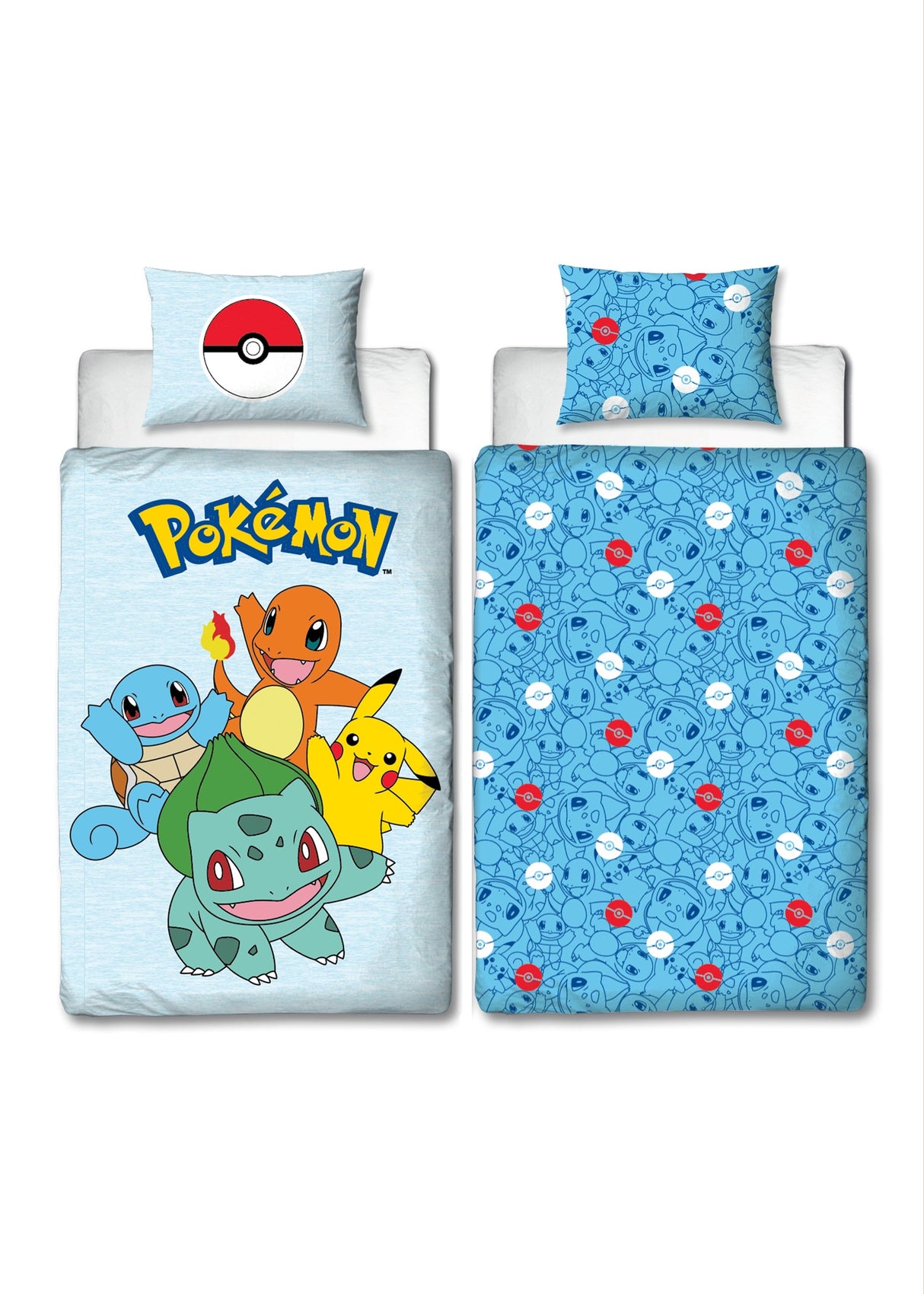 Bed Linen - Adult Size 140 x 200 cm - Pokemon (POK553) Pokémon