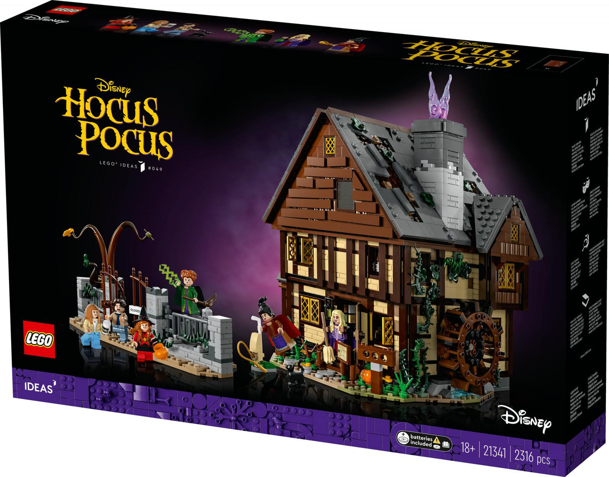 LEGO Disney - The Sanderson Sisters Cottage (21341.) LEGO