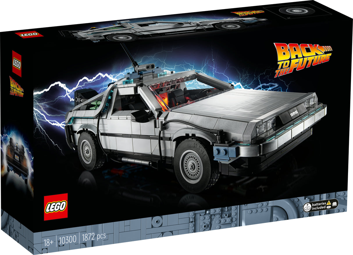 LEGO 10300 Icons Back to the Future Time Machine Construction Toy LEGO