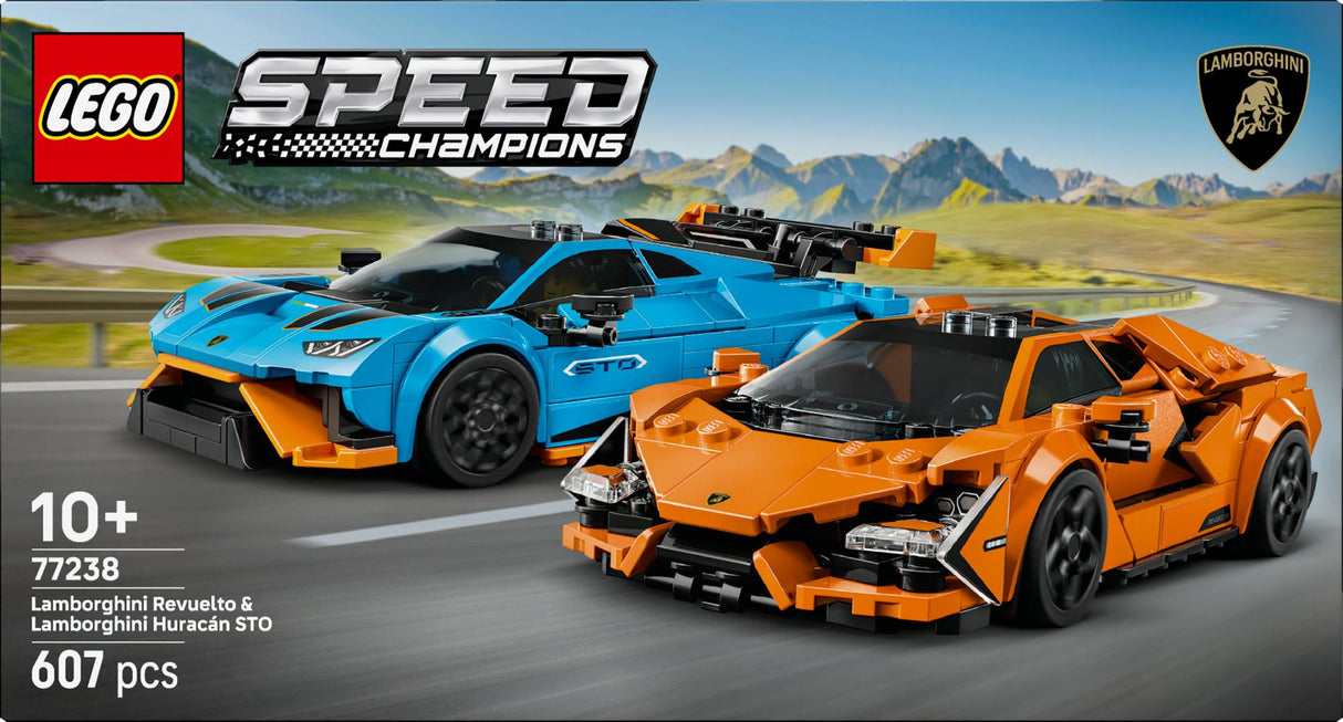 LEGO - Speed Champions - Lamborghini Revuelto & Huracán STO (77238) LEGO