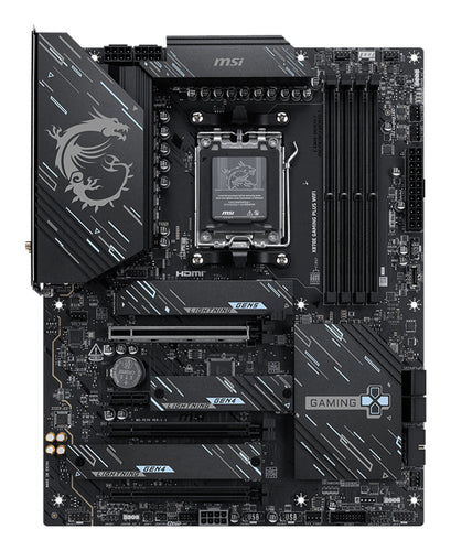 MSI X870E GAMING PLUS WIFI bundkort - AM5, ATX - visning 2