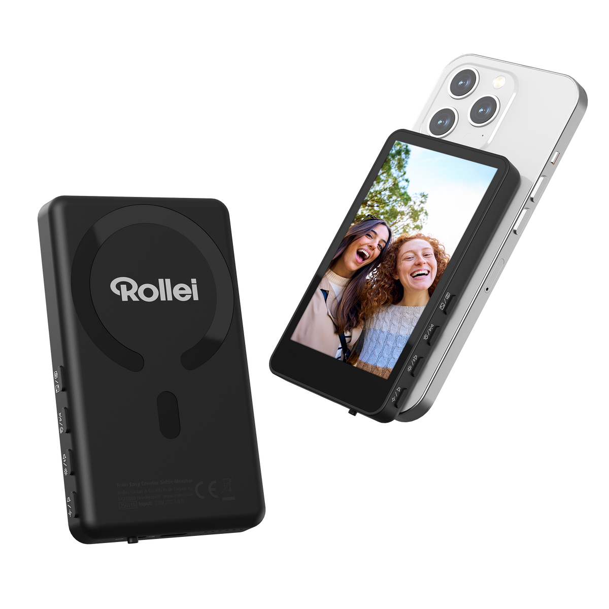 Rollei Selfie Monitor – 3,97″ trådløs skærm til mobilen – produktbillede