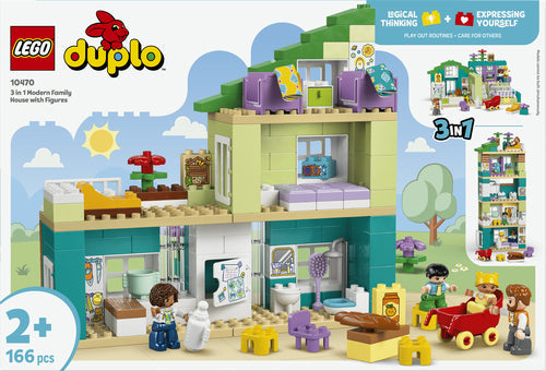 LEGO - DUPLO Town - 3-in-1 Modern Family House with Figures (10470) Lego