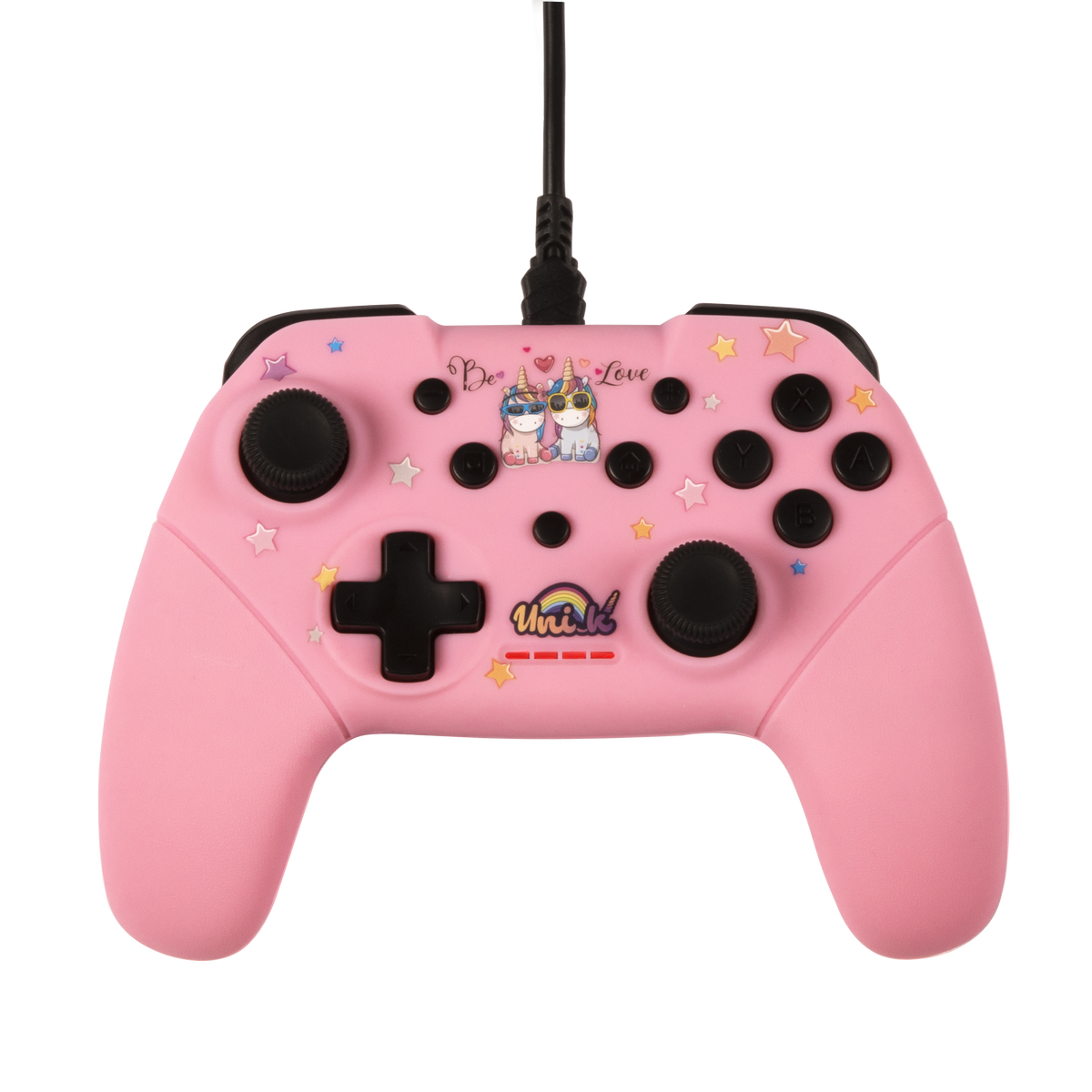 Konix Unik Be Love – kablet controller til Switch og PC – lyserød – produktbillede 5