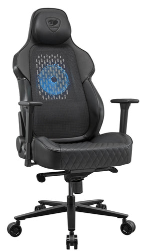 COUGAR NxSys Aero, med ARGB-blæser, sort gamingstol – produktdetalje