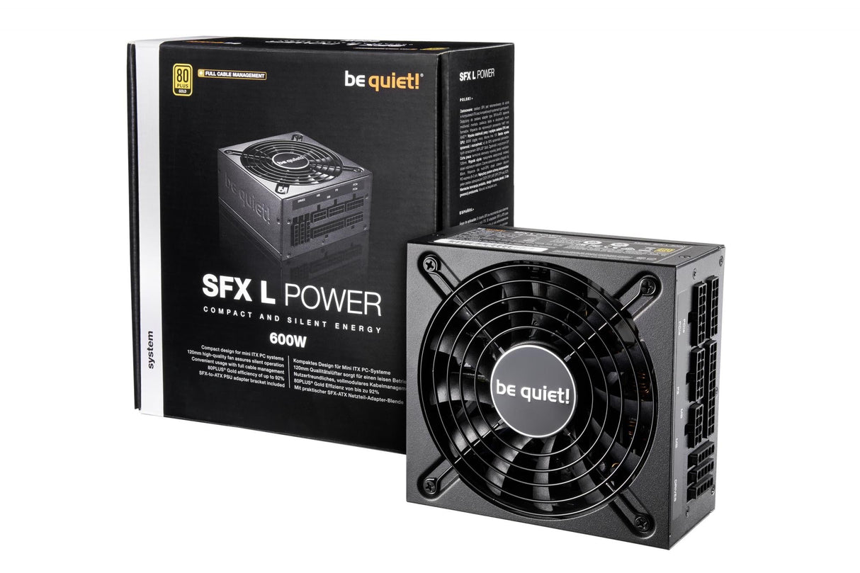 be quiet! SFX-L Power 600W - 80Plus Gold Be quiet