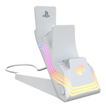 PDP Afterglow Wave Dual Charger White PDP