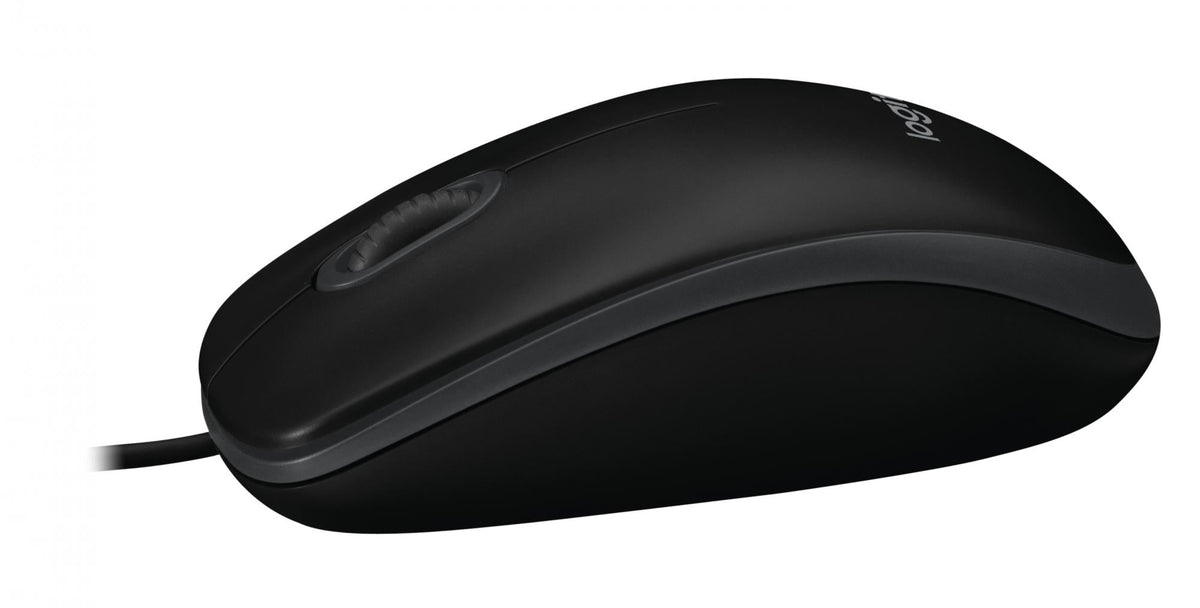 Logitech - B100 800dpi Optical High Quality Wired USB Mouse Logitech