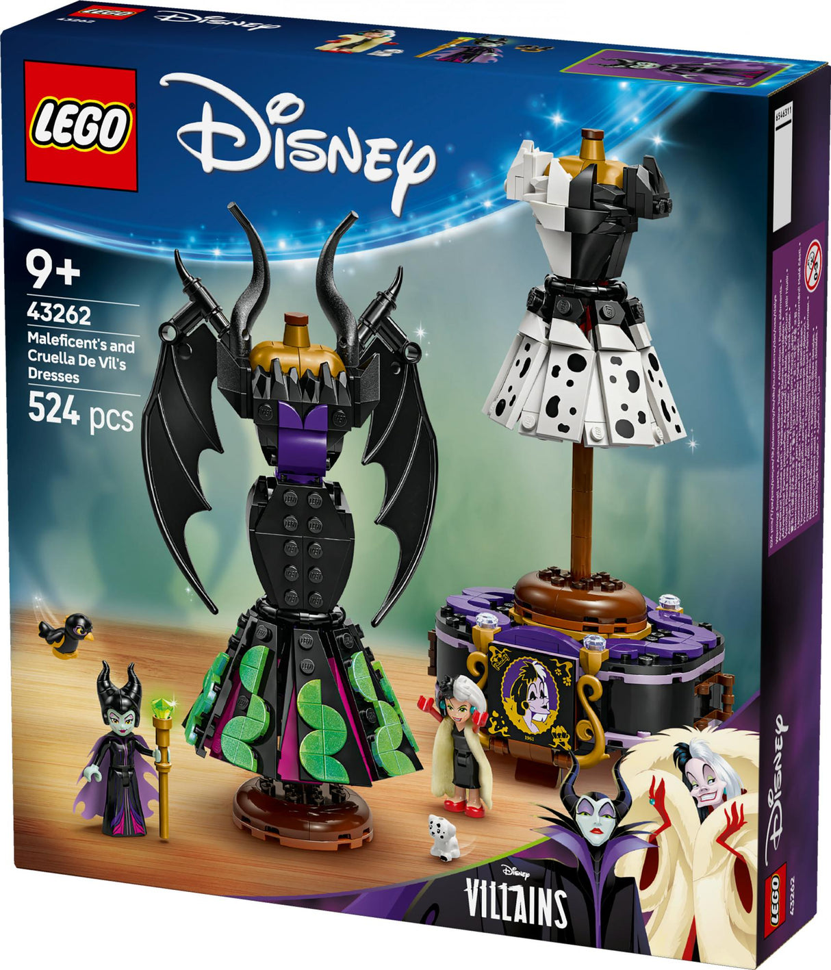 LEGO 43262 Disney Classic The Clothes of Maleficent & Cruella de Vil LEGO