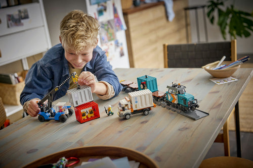 LEGO - LEGO City - Harbour Freight Train with Crane & Truck (60509)